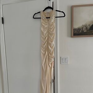 H&M Cream Maxi Dress